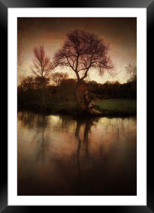 By The Wey Framed Mounted Print by Chris Manfield