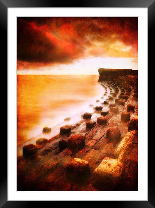 Under Red Skies Framed Mounted Print by Chris Manfield