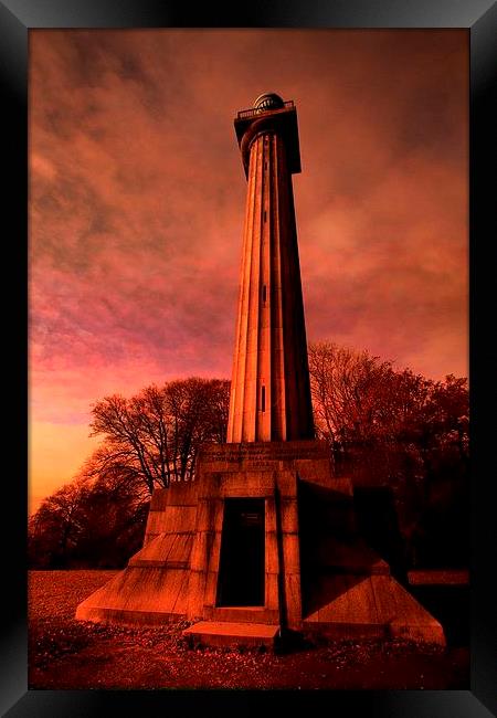 Monument Framed Print by Chris Manfield