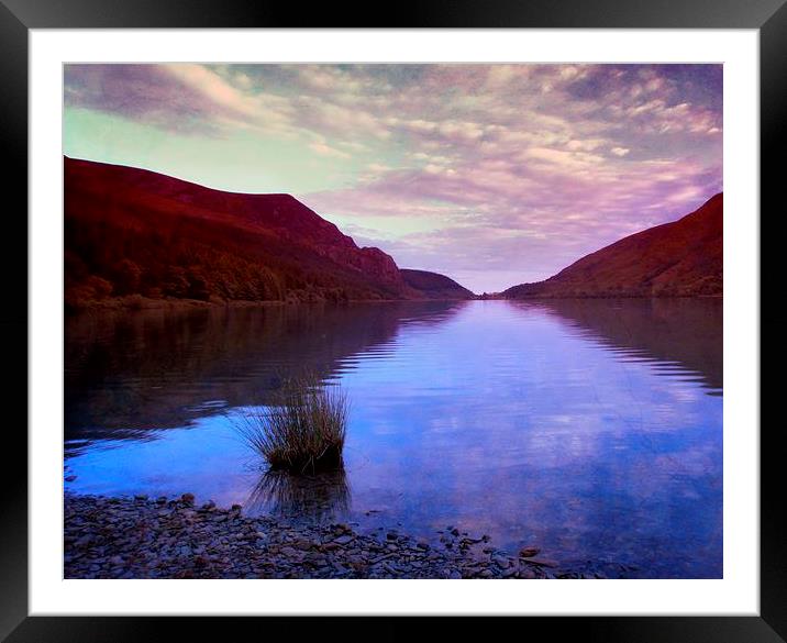  Still Mountain Waters Framed Mounted Print by Chris Manfield