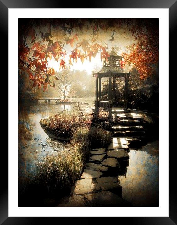  Pathway to peace Framed Mounted Print by Chris Manfield