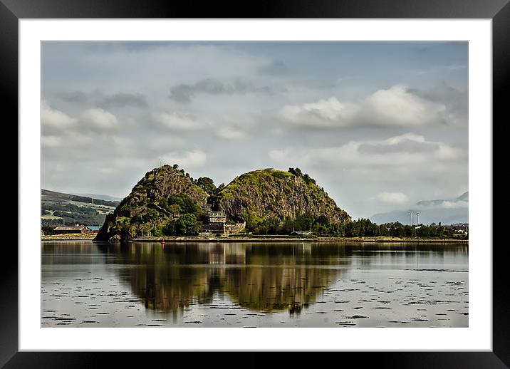 Dumbarton Castle Framed Mounted Print by Sam Smith