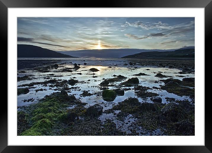 Sunset (Ullapool) Framed Mounted Print by Sam Smith