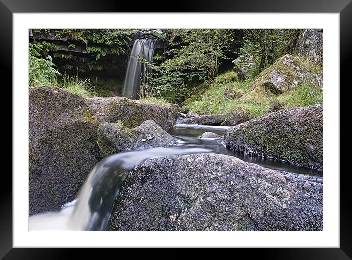 Free Flowing Framed Mounted Print by Sam Smith