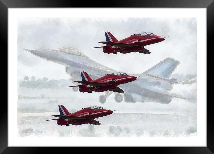 Airshow Framed Mounted Print by Sam Smith