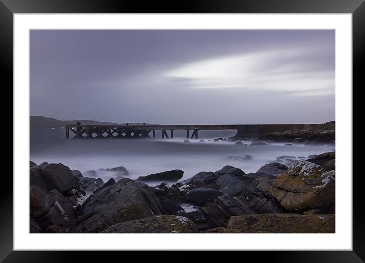 Jetty Framed Mounted Print by Sam Smith