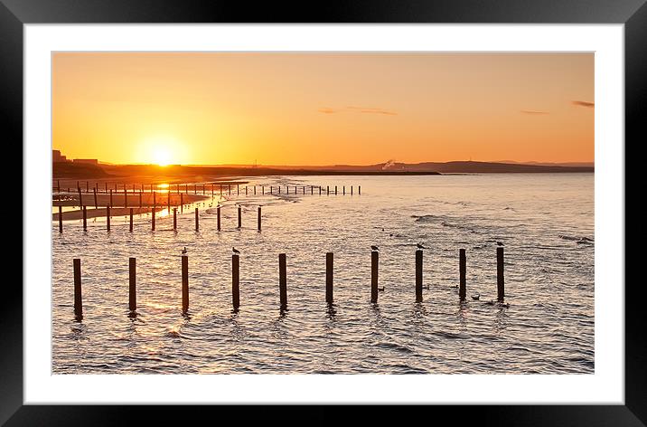 Sunrise Framed Mounted Print by Sam Smith