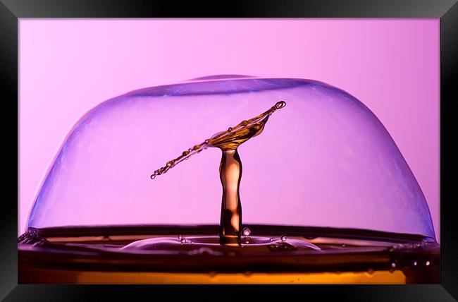 Liquid sculpture Framed Print by Sam Smith