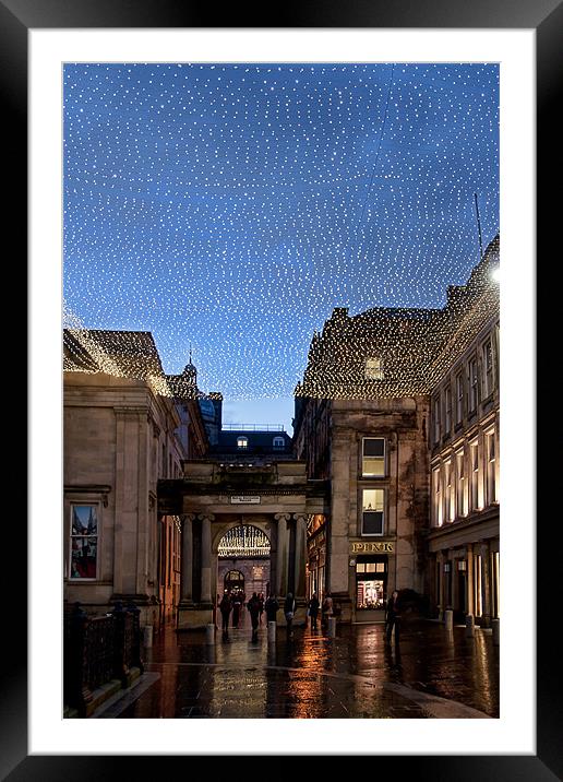 Royal Exchange Square Framed Mounted Print by Sam Smith