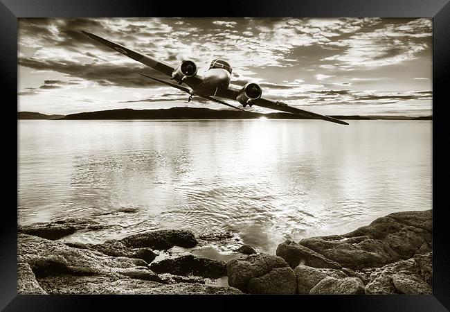 Low Flying Framed Print by Sam Smith
