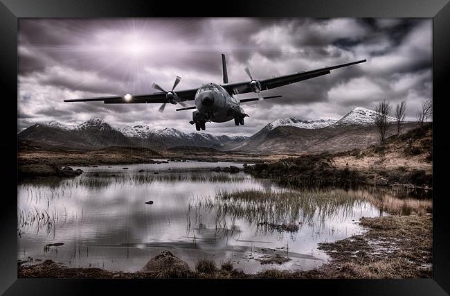 Flying through the Glens Framed Print by Sam Smith