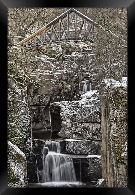 Bracklinn Falls Framed Print by Sam Smith