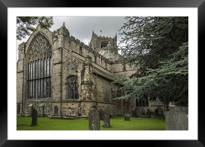 Cartmel Priory Framed Mounted Print by Sam Smith