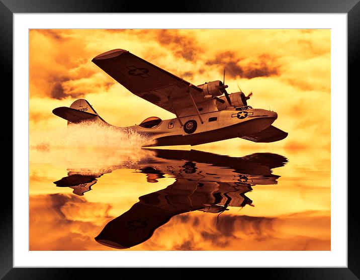 Take Off Framed Mounted Print by Sam Smith