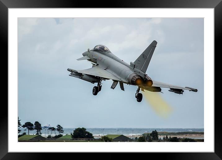  Typhoon Framed Mounted Print by Sam Smith