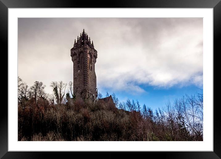  Wallace monument Framed Mounted Print by Sam Smith