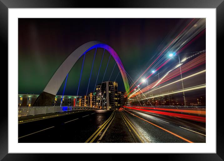 Clyde Arc Framed Mounted Print by Sam Smith