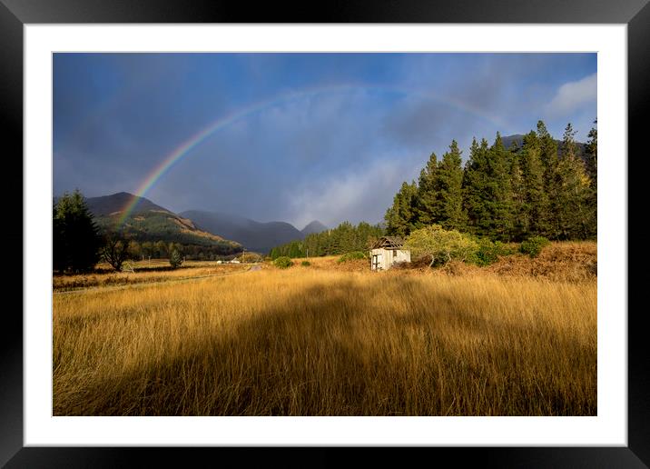 Glen Etive Framed Mounted Print by Sam Smith