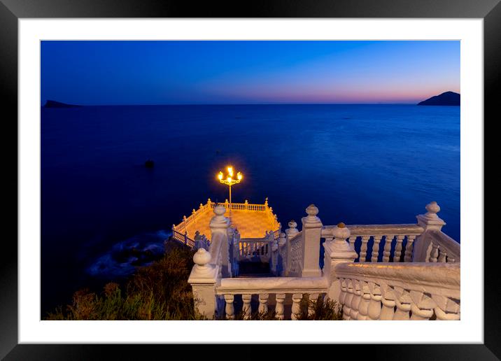 Benidorm Old Town Framed Mounted Print by Sam Smith