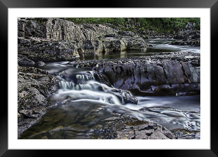 Monessie Falls Framed Mounted Print by Sam Smith