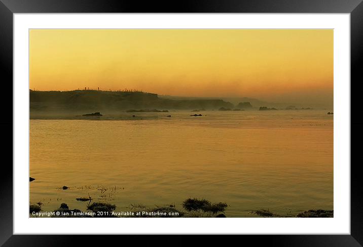 Sunrise on the bay Framed Mounted Print by Ian Tomkinson
