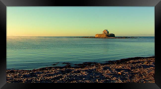 The Church in The Sea Framed Print by Ian Tomkinson
