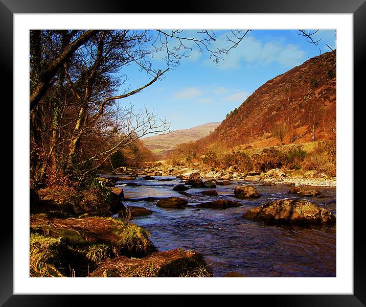 Snowdonia  River Framed Mounted Print by Ian Tomkinson
