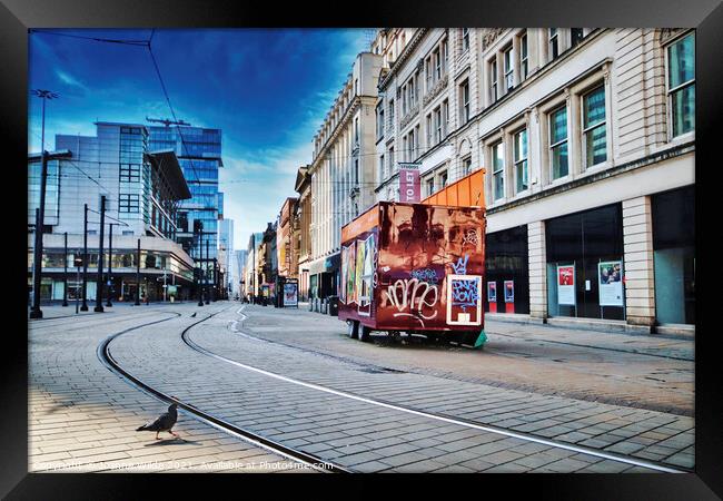 Manchester Framed Print by Joanne Wilde