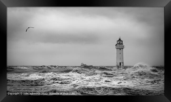Perch Rock Lighthouse #2 of 5  Framed Print by colin ashworth