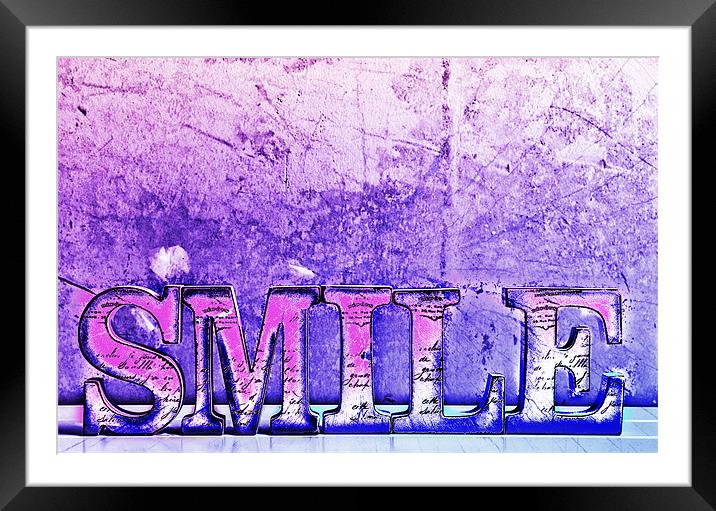 Smile Framed Mounted Print by colin ashworth