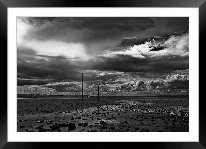 Lindisfarne Causeway Framed Mounted Print by colin ashworth