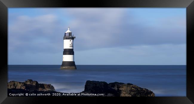 Penmon Point Lighthouse 004 Framed Print by colin ashworth