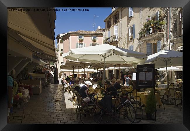 Travel Photography Cote D Azur Provence France Framed Print by Jim Hellier