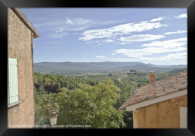 Roussillon Framed Print by Jim Hellier