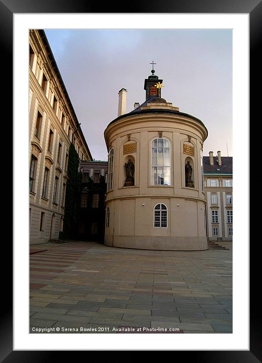 Prague Castle Courtyards, Czech Republic Framed Mounted Print by Serena Bowles
