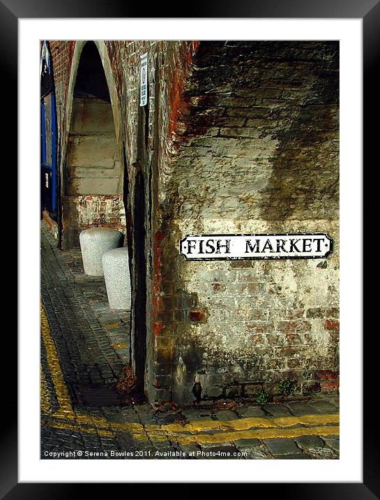 Folkestone Fish Market Framed Mounted Print by Serena Bowles