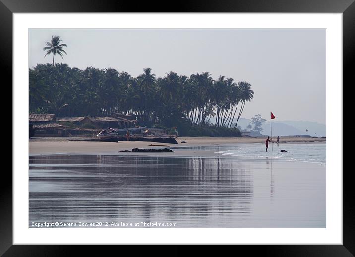Putting up the Flag North Goa Framed Mounted Print by Serena Bowles