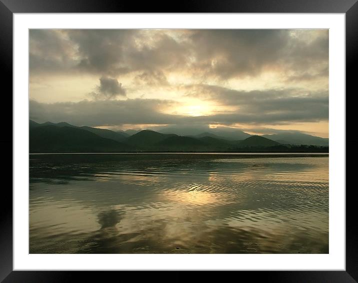 Dawn Over Inle Framed Mounted Print by Serena Bowles