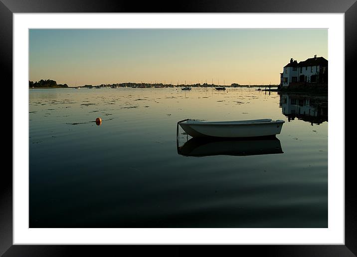 All Alone Bosham Framed Mounted Print by Serena Bowles