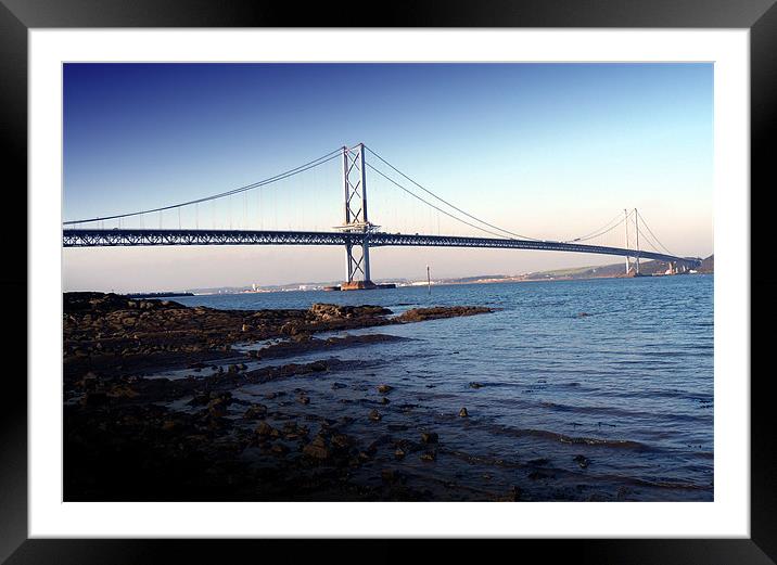 Forth Road Bridge Framed Mounted Print by Mark Malaczynski