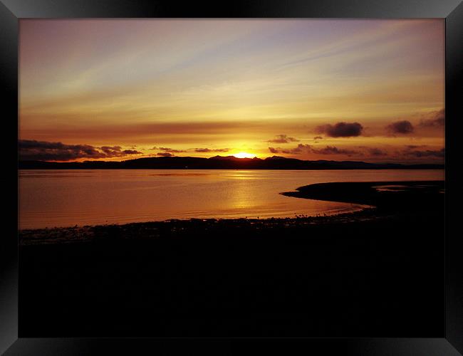 Cumbrae Sunset Framed Print by Mark Malaczynski