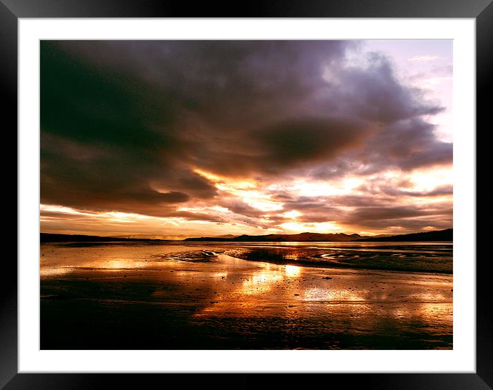 Sunset over the Cromarty Firth Framed Mounted Print by Mark Malaczynski