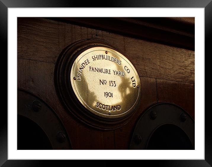 Discovery's Makers Plate Framed Mounted Print by Mark Malaczynski