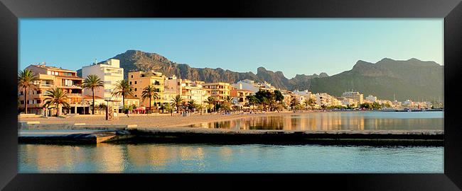 Puerto Pollensa Framed Print by Louise Godwin