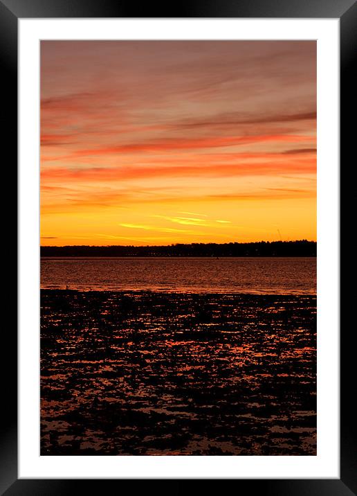 The Perfect Sunrise Framed Mounted Print by Louise Godwin