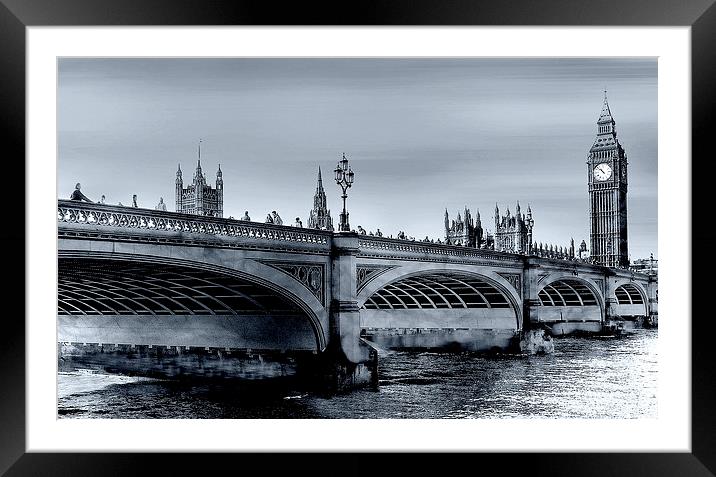  London Framed Mounted Print by Louise Godwin