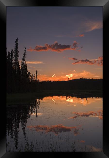 Yukon night III Framed Print by Thomas Schaeffer