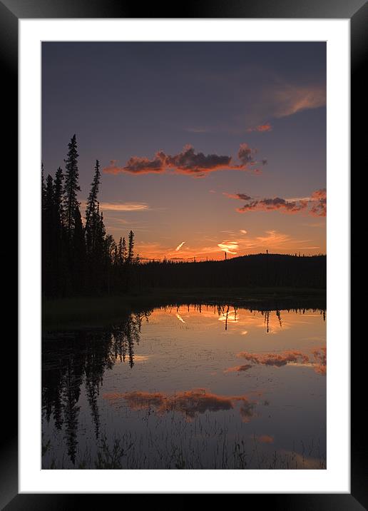 Yukon night III Framed Mounted Print by Thomas Schaeffer