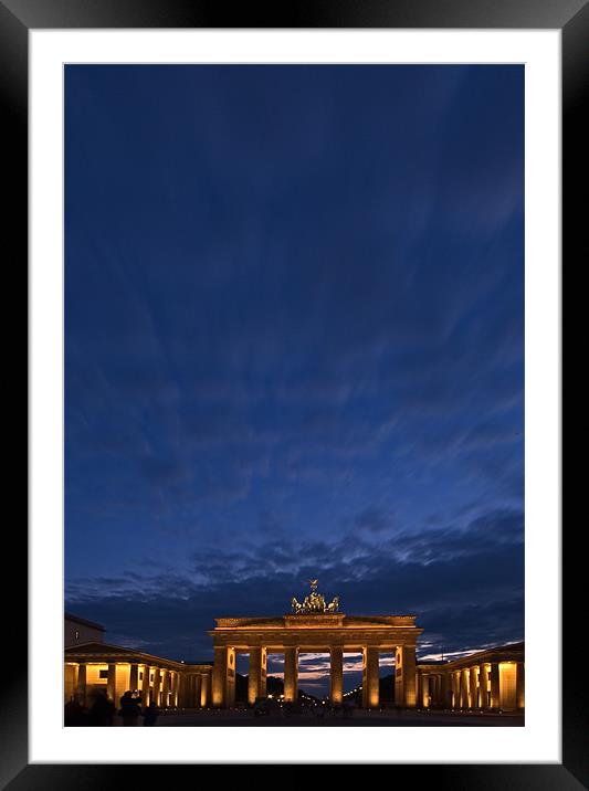 Berlin sky Framed Mounted Print by Thomas Schaeffer
