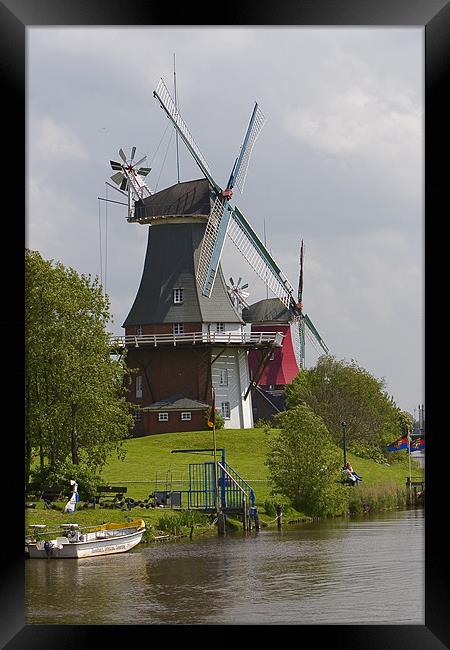 Windmills Framed Print by Thomas Schaeffer
